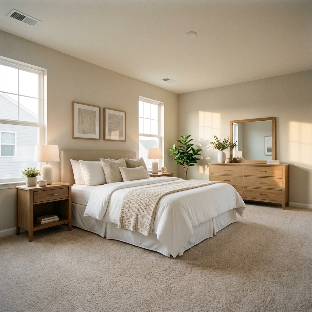 Staged Master Suite