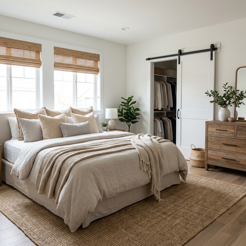 Staged Bedroom